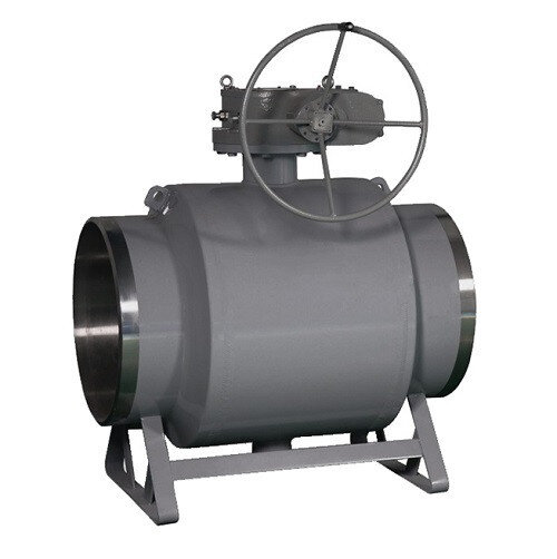 Кран шаровой Ридан RJiP Premium FB/WW/GF DN 100 PN 25 стальной полнопроходный под приварку с фланцем под привод