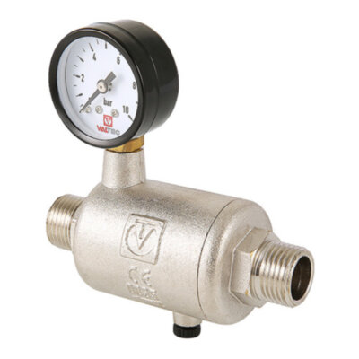 Редуктор давления линейный VALTEC VT.084.N.05 3/4'' DN 20 PN 16 поршневой, регулируемый, прямого действия, латунный с никелевым покрытием