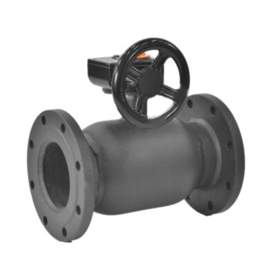 Кран шаровой FORTECA КШС 183.2 11с67п ДУ 150 ф/ф с редуктором