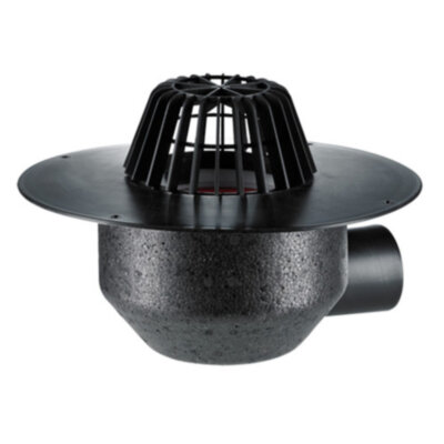 Кровельная воронка HL64F/7 DN 75 стандарт для ПП-мембран с горизонтальным выпуском