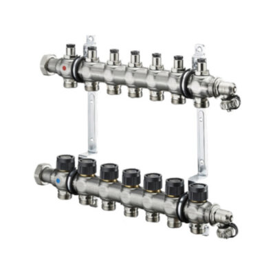 Коллекторная группа Oventrop Multidis SF 7 со встроенными регулирующими вставками