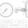 Термометр РОСМА БТ-51.220-46 Дкорп=100мм 10 МПа кл. 1,5 M20х1,5 Tраб = 0...+120°C биметаллический коррозионностойкий осевой 00000039625 2
