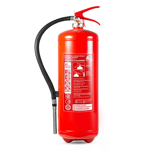 Огнетушитель воздушно-пенный Пожтехника Миг ОВП-10(з)-АВ-С2 заряженный зимний, ЗПУ-полиамид