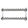 Коллекторная группа Oventrop Multidis SH 1 1407162 12-ти контурный ВР-НР 1"x3/4" DN 25 PN 4 с регулирующими клапанами 1