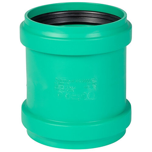 Муфта двойная PP-MD Ostendorf KG2000MM DN 110 усиленная, двухраструбная