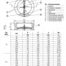 Клапан обратный Benarmo FCV DN 65 PN 16 двухстворчатый межфланцевый для систем пожаротушения 3