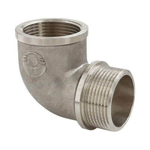 Угольник переходной 90 градусов VALFEX VF.092 ВР-НР 1 1/2" Ду 40 Ру 40 никелированный латунный