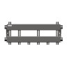 Коллектор распределительный GIDRUSS MKSS-150-3x25 4-х контурный НР 1 1/2"x1" Ду 40 Ру 6 модульный 1