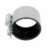 Ремонтный хомут Benarmo КРАБ 7070 DN 65 (74-82 мм) L=70 мм с замком оцинкованная сталь 2