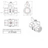 Кран шаровой VALTEC PERFECT 3/4" Ду20 Ру100 с внутренней резьбой VT.317.N.05 5