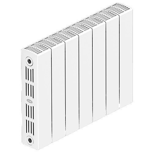 Радиатор монолитный биметаллический RIFAR SUPReMO VENTIL 300 7 секций нижнее левое подключение белый