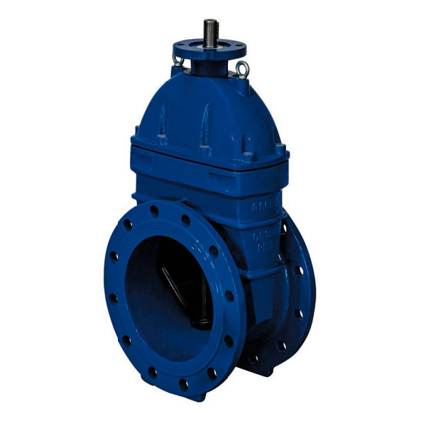 Задвижка DENDOR 47GVA DN 350 PN 10 клиновая фланцевая чугунная с обрезиненным клином с электроприводом МТ903.M 1