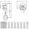 Задвижка клиновая ABRA A40-G-BS F4 DN 100 PN 16 чугунная фланцевая с электроприводом 2