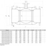 Кран шаровой газовый ALSO КШ.Ф.GAS.600.16-01 Ду 600 Ру 16 с редуктором стандартнопроходный фланцевый 2