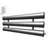 Регистр отопления РАП-3x159x4,0-12000 автономный трёхрядный с плоскими заглушками 1