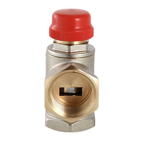 Клапан смесительный VALTEC VT.MR01.N.0603 1" DN 25 PN 10 трехходовый, латунный с никелевым покрытием 3