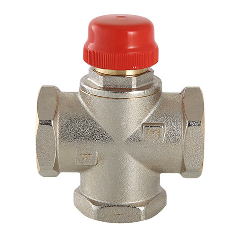 Клапан смесительный VALTEC VT.MR01.N.0603 1" DN 25 PN 10 трехходовый, латунный с никелевым покрытием 5