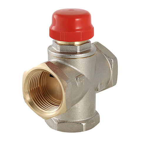 Клапан смесительный VALTEC VT.MR01.N.0603 1" DN 25 PN 10 трехходовый, латунный с никелевым покрытием 8