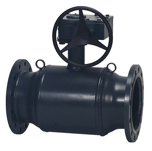 Кран шаровой Danfoss JiP Full Bore FF WG DN 250 PN 16 стальной полнопроходный фланцевый с ручным редуктором