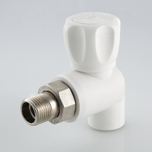 Кран шаровый VALTEC VTp.718 НР 1/2" DN 20x15 PN 25 с накидной гайкой полипропиленовый