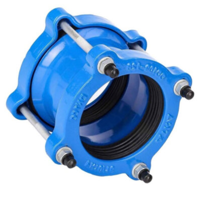 Муфта обжимная ДРК Ду 65 (72-85 мм) соединительная для чугунных и стальных труб