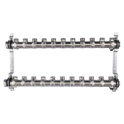 Коллекторная группа Oventrop Multidis SH 1 1407162 12-ти контурный ВР-НР 1"x3/4" DN 25 PN 4 с регулирующими клапанами