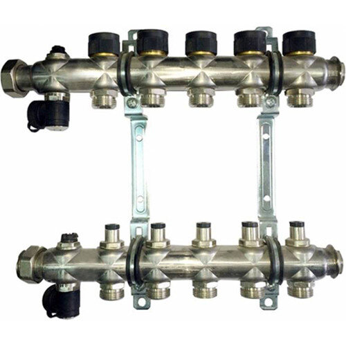 Коллекторная группа Oventrop Multidis SF 5 с ротаметрами