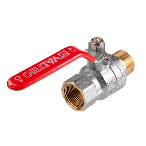 Кран шаровый VALTEC VT.415 ГОСТ Р 59553-2021 ВР-НР 3/4" DN 20 PN 40 никелированный латунный 3