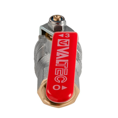 Кран шаровый VALTEC VT.415 ГОСТ Р 59553-2021 ВР-НР 3/4" DN 20 PN 40 никелированный латунный 4