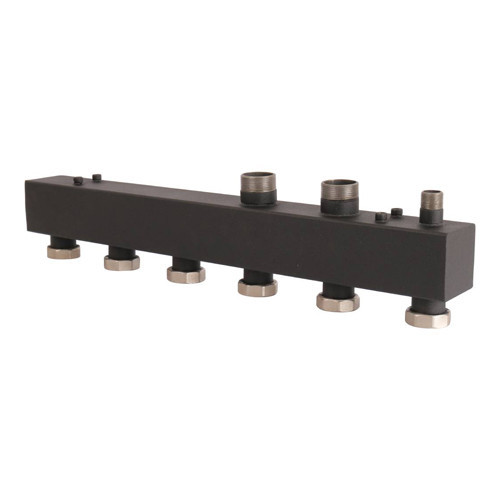 Коллектор распределительный ROMMER RDG-0017-004003 3-х контурный НР 1 1/2" Ду 40 Ру 4 без теплоизоляции 1