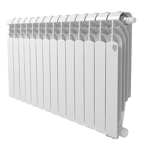 Радиатор биметаллический Royal Thermo Vittoria Super 500 2.0 VDL (14 секций) Bianco Traffico