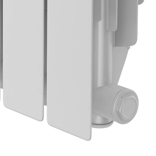 Алюминиевый радиатор Royal Thermo Indigo 500 2.0 - 04 секц. RAL9016 3