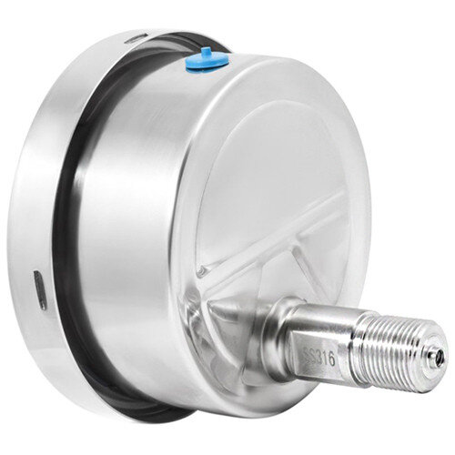 Мановакуумметр РОСМА ТМВ-621ТЭ.00 NH3 (-0,1...1,5 МПа) Дкорп=150мм кл. 1,0 G1/2" коррозионностойкий виброустойчивый эксцентрический, аммиак 00000032064