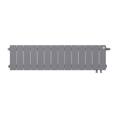 Радиатор биметаллический Royal Thermo PianoForte 200 VD (14 секций) Silver Satin 2