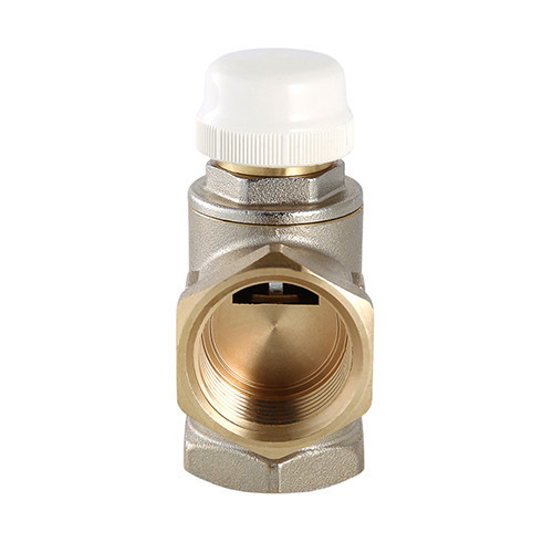 Клапан смесительный VALTEC VT.MR03.N.0603 1" DN 25 PN 10 трехходовый, латунный с никелевым покрытием 3