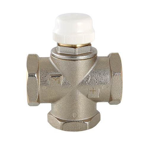 Клапан смесительный VALTEC VT.MR03.N.0603 1" DN 25 PN 10 трехходовый, латунный с никелевым покрытием 5