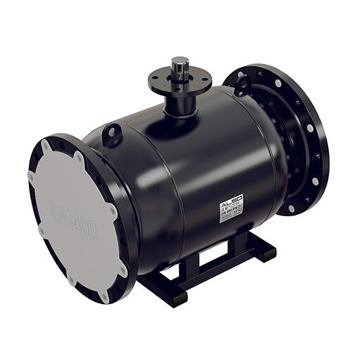 Кран шаровой ALSO КШ.П.Р.350.25-02 Ду 350 Ру 25 стандартнопроходный под приварку, корпус - 09Г2С; под редуктор, под электропривод