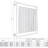 Радиатор панельный Royal Thermo COMPACT C11-400-900 Noir Sable 2