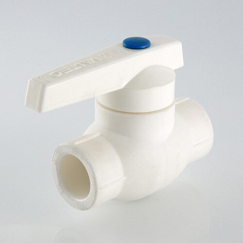 Кран шаровый VALTEC VTp.744 DN 25 PN 25 с латунной обоймой полипропиленовый