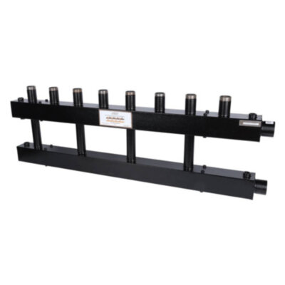 Коллектор распределительный Askon Дублер КК-32М/125/40/4D 4-х контурный ВР-НР 1 1/4"x1 1/2" Ду 32 Ру 6 без теплоизоляции