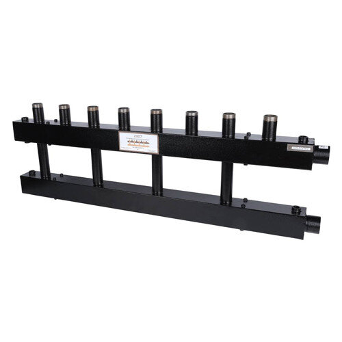 Коллектор распределительный Askon Дублер КК-32М/125/40/4D 4-х контурный ВР-НР 1 1/4"x1 1/2" Ду 32 Ру 6 без теплоизоляции