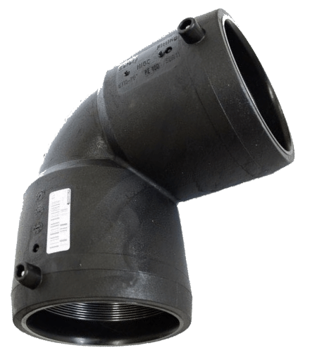 Отвод электросварной ПЭ100(ПНД) 30° SDR 11 225 мм