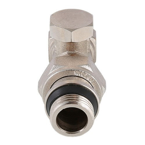 Клапан радиаторный Valtec VT.020.NR 1/2" DN 15 PN 10 настроечный прямой с самоуплотняющимся полусгоном