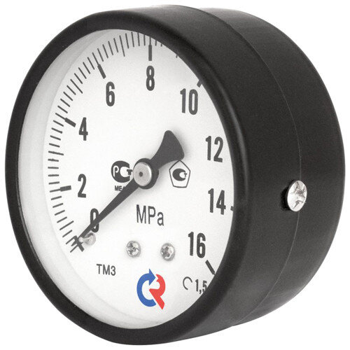 Манометр РОСМА ТМ-310Т.00 (0...0,25 МПа) Дкорп=63мм кл. 1,5 G1/4" общетехнический с повышенным кл.т. осевой 00000035271