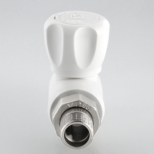 Кран шаровый VALTEC VTp.717 НР 1/2" DN 20x15 PN 25 с накидной гайкой полипропиленовый 3