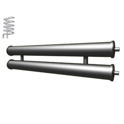 Регистр отопления РАП-2x219x5,0-5000 автономный двухрядный с плоскими заглушками