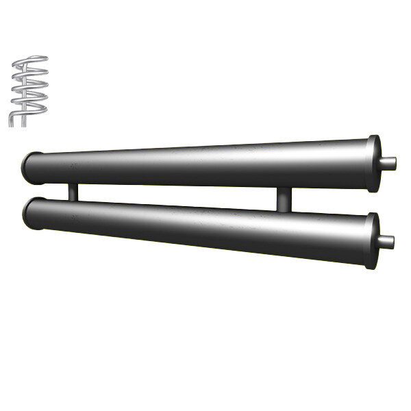 Регистр отопления РАП-2x219x5,0-5000 автономный двухрядный с плоскими заглушками