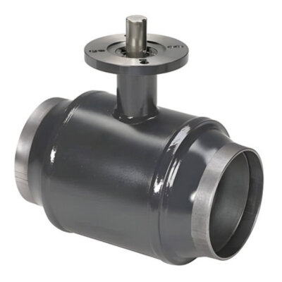 Кран шаровой Danfoss JiP Premium WW GF DN 100 PN 25 стальной стандартнопроходный под приварку с фланцем под привод