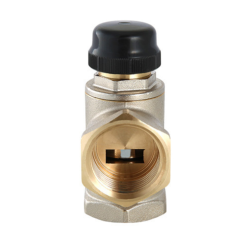 Клапан смесительный VALTEC VT.MR02.N.0603 1" DN 25 PN 10 трехходовый, латунный с никелевым покрытием 3