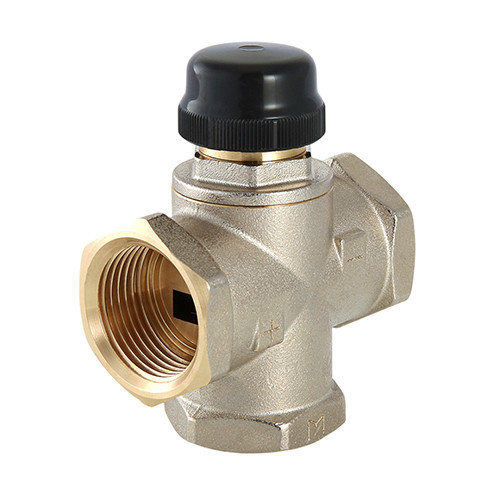 Клапан смесительный VALTEC VT.MR02.N.0603 1" DN 25 PN 10 трехходовый, латунный с никелевым покрытием 4